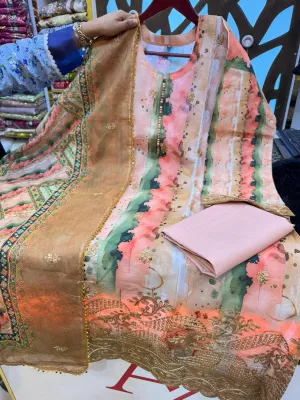 Premium Swizz Lawn Embroidery Set